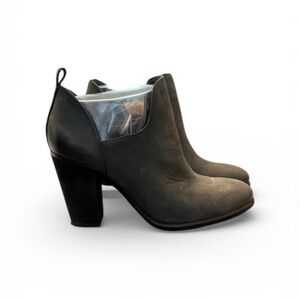 Vince Camuto Charcoal Ankle Booties